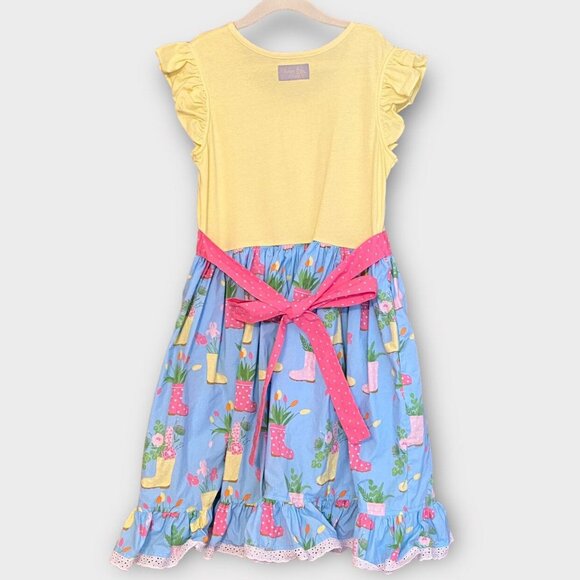 Eleanor Rose Rain Boots Dress 10/12 - Picture 2 of 4